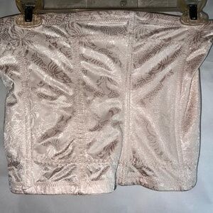 Vintage Flexees XLarge Ivory Beige FLoral  Waist Trainer Shaper Lingerie